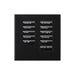 Lutron International Square SeeTouch Keypad (Non-Insert)