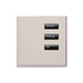 Lutron International Square SeeTouch Keypad (Non-Insert)