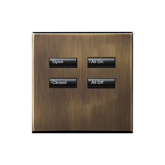 Lutron International Square SeeTouch Keypad (Non-Insert)