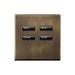 Lutron International Square SeeTouch Keypad (Non-Insert)
