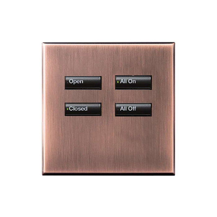 Lutron International Square SeeTouch Keypad (Non-Insert)