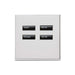 Lutron International Square SeeTouch Keypad (Non-Insert)