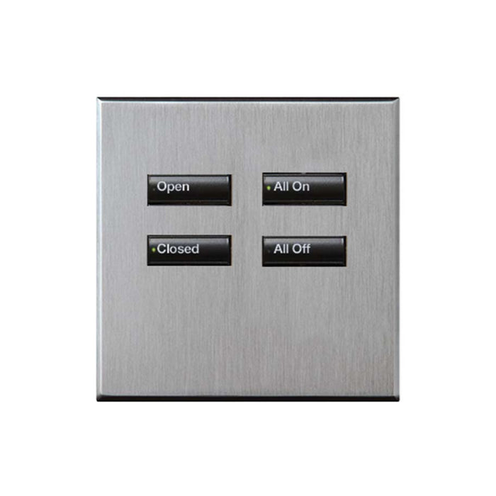 Lutron International Square SeeTouch Keypad (Non-Insert)