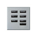 Lutron International Square SeeTouch Keypad (Non-Insert)