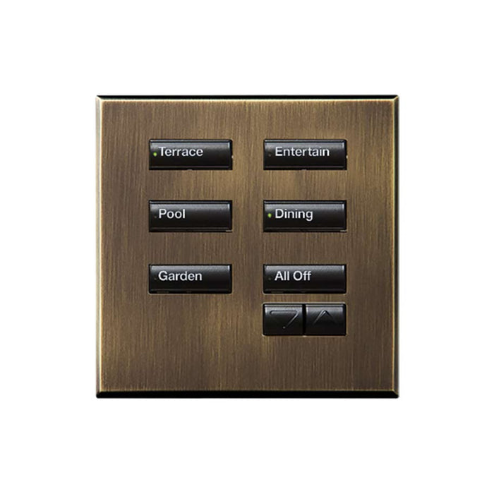 Lutron International Square SeeTouch Keypad (Non-Insert)