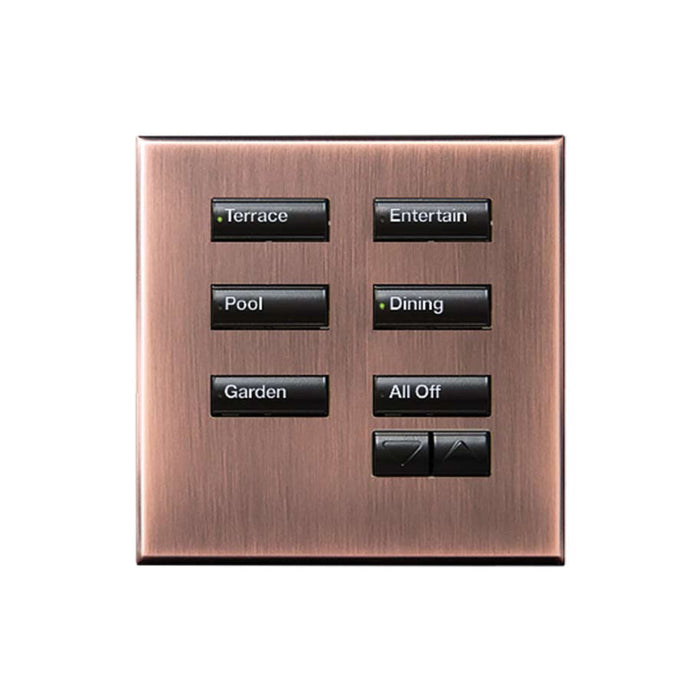 Lutron International Square SeeTouch Keypad (Non-Insert)
