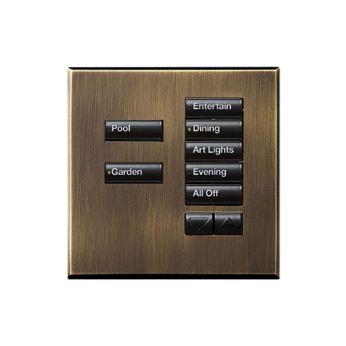 Lutron International Square SeeTouch Keypad (Non-Insert)