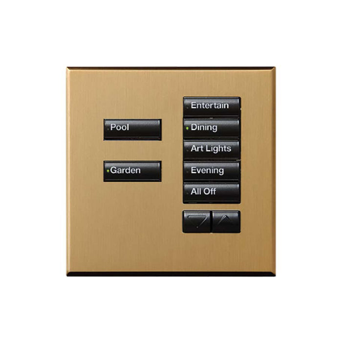 Lutron International Square SeeTouch Keypad (Non-Insert)