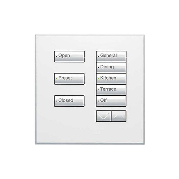 Lutron International Square SeeTouch Keypad (Non-Insert)