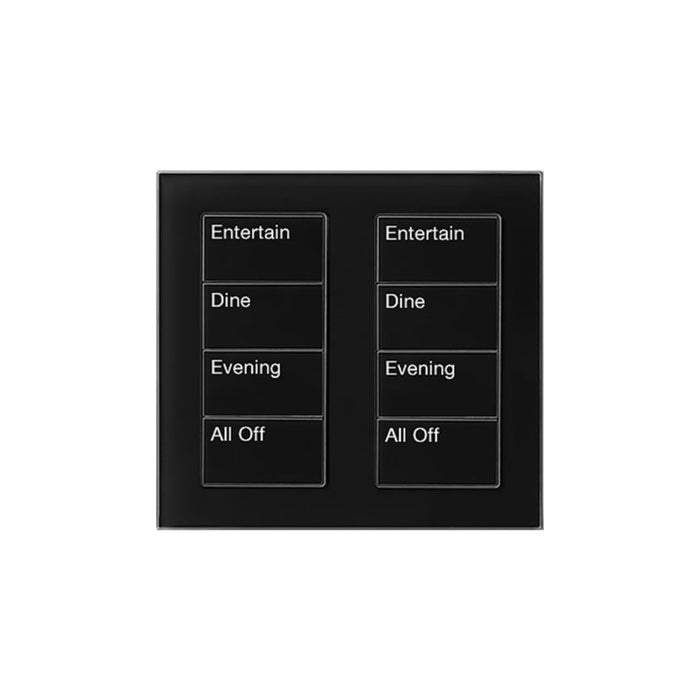 Lutron Square Palladiom Lighting & Shading Keypad (2-Column, 4-Button)
