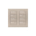Lutron Square Palladiom Lighting & Shading Keypad (2-Column, 4-Button)