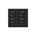 Lutron Square Palladiom Lighting & Shading Keypad (2-Column, 4-Button)