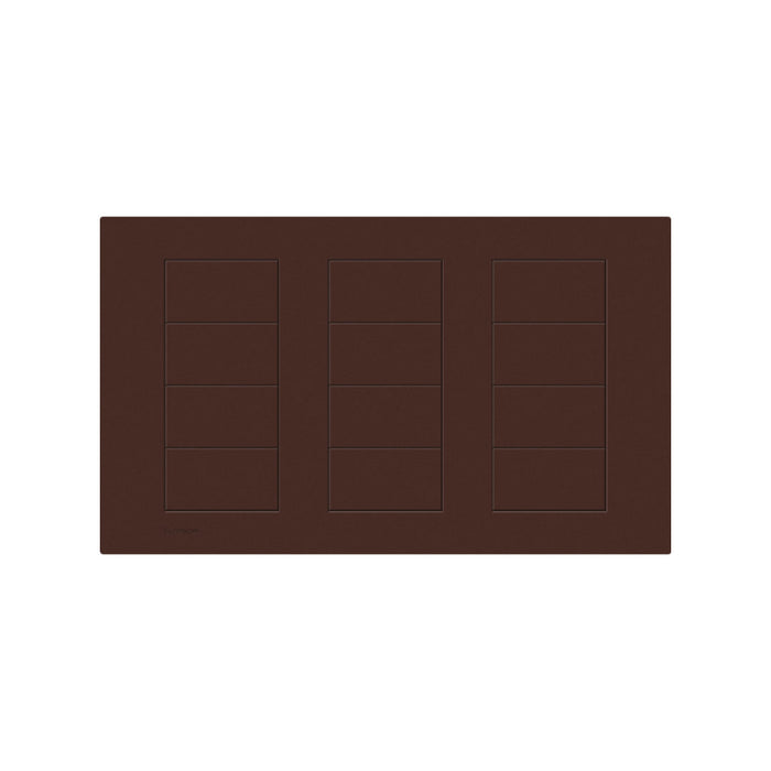Lutron Square Palladiom Lighting & Shading Keypad (3-Column, 4-Button)
