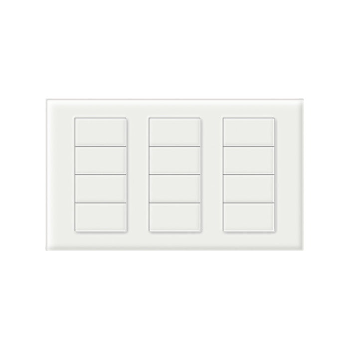 Lutron Square Palladiom Lighting & Shading Keypad (3-Column, 4-button)