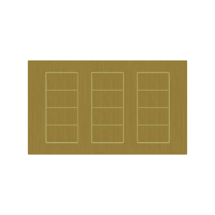 Lutron Square Palladiom Lighting & Shading Keypad (3-Column, 4-button)