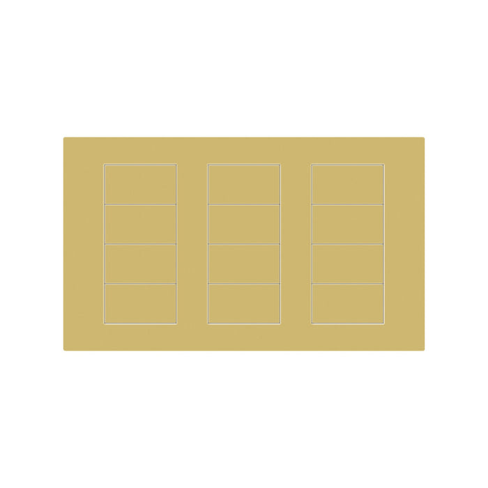 Lutron Square Palladiom Lighting & Shading Keypad (3-Column, 4-button)