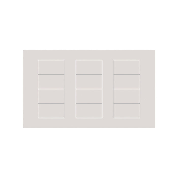 Lutron Square Palladiom Lighting & Shading Keypad (3-Column, 4-button)