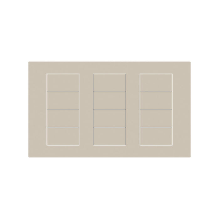 Lutron Square Palladiom Lighting & Shading Keypad (3-Column, 4-button)
