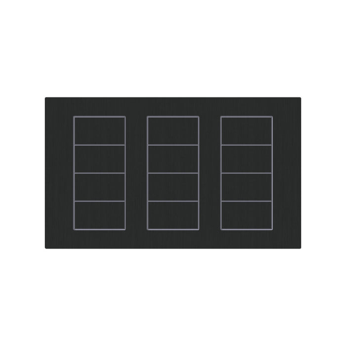 Lutron Square Palladiom Lighting & Shading Keypad (3-Column, 4-button)
