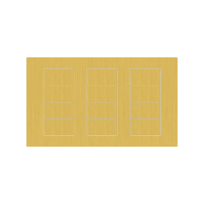 Lutron Square Palladiom Lighting & Shading Keypad (3-Column, 4-button)