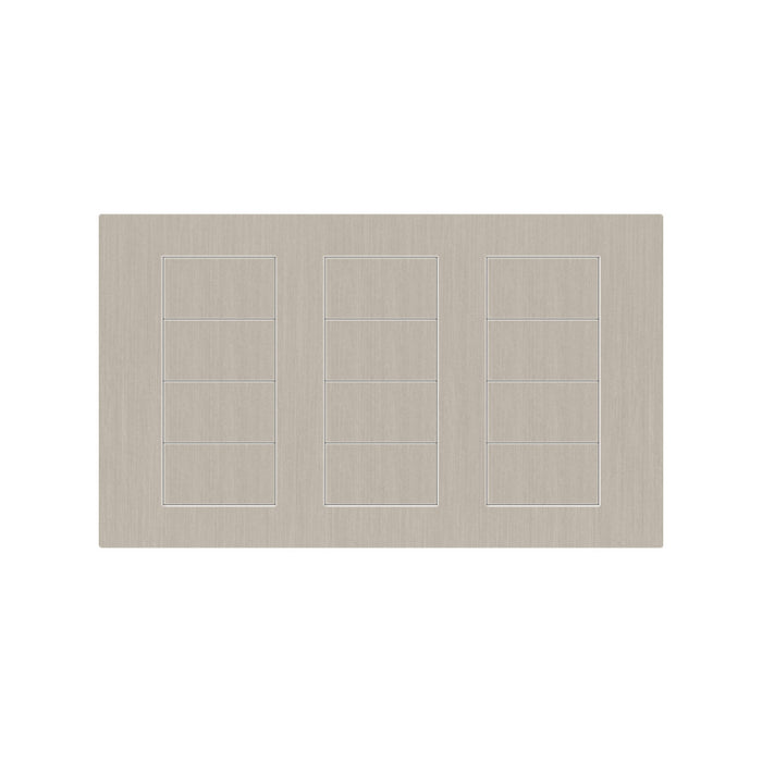 Lutron Square Palladiom Lighting & Shading Keypad (3-Column, 4-button)