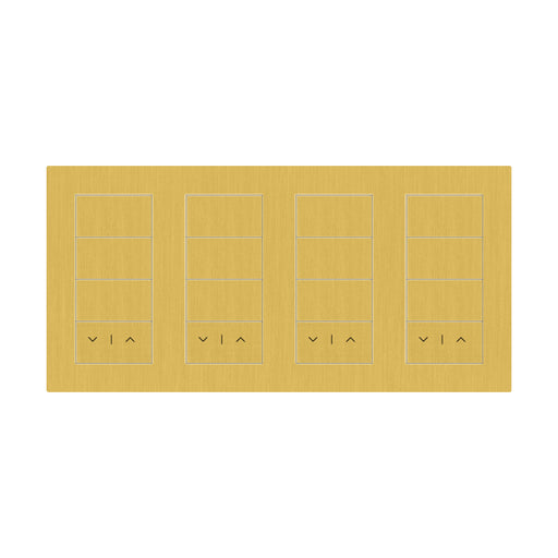 Lutron Square Palladiom Lighting & Shading Keypad (4-Column)