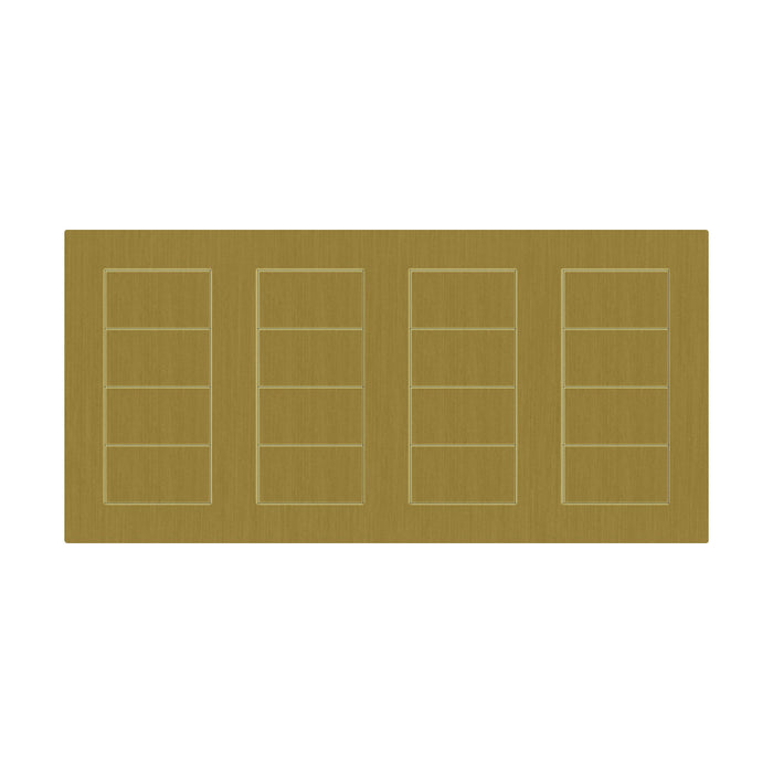 Lutron Square Palladiom Lighting & Shading Keypad (4-Column)