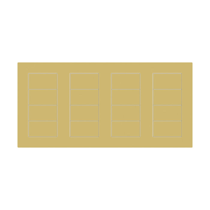 Lutron Square Palladiom Lighting & Shading Keypad (4-Column)