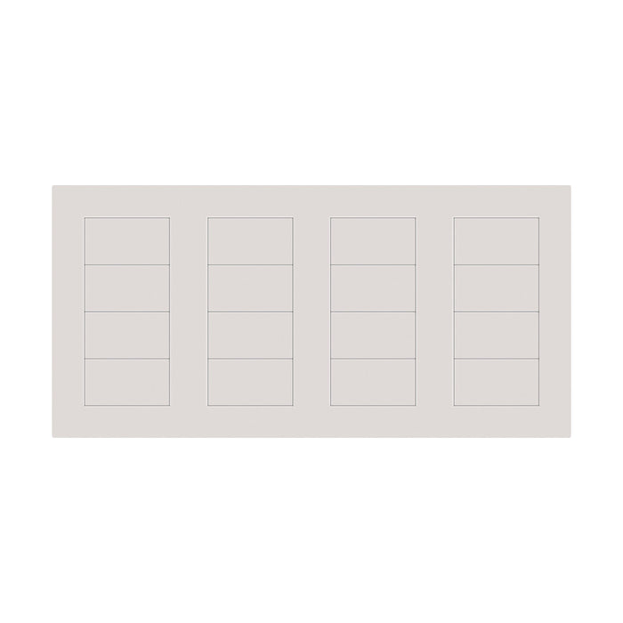 Lutron Square Palladiom Lighting & Shading Keypad (4-Column)