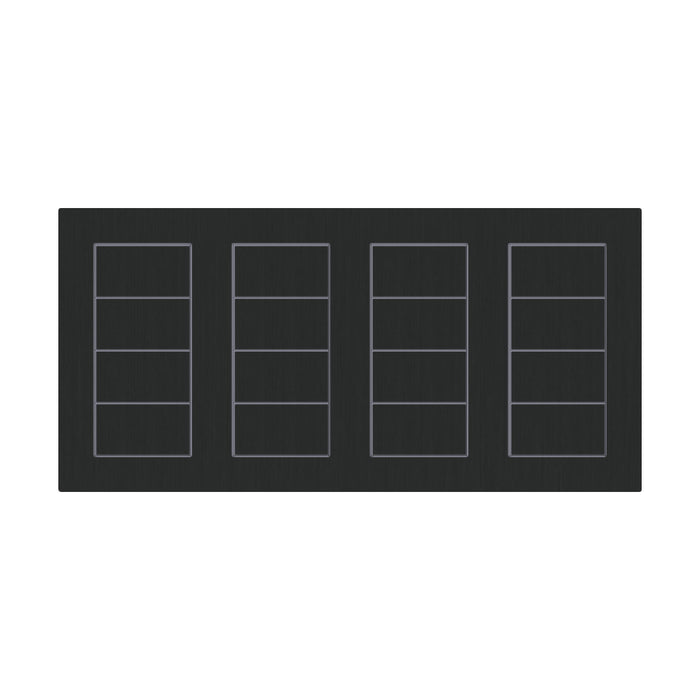 Lutron Square Palladiom Lighting & Shading Keypad (4-Column)