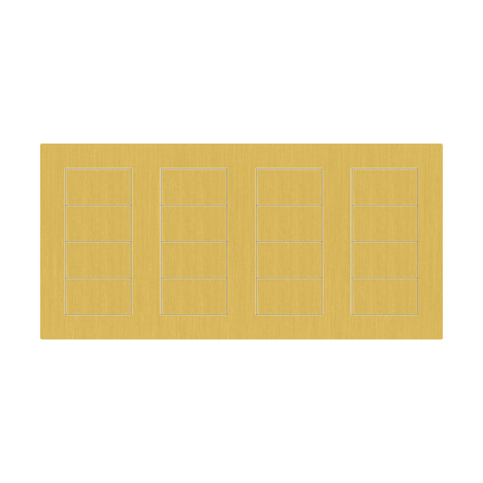 Lutron Square Palladiom Lighting & Shading Keypad (4-Column)
