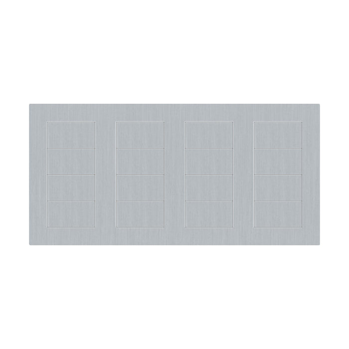 Lutron Square Palladiom Lighting & Shading Keypad (4-Column)