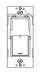 PICO-WBX-ADAPT Lutron Pico Wallbox Adapter shown in a home setting, offering clean, in-wall mounting for Pico remote controls and smart lighting access.
