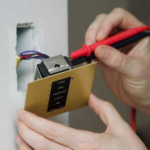 Smart home system setup in an Irish home, featuring automated lighting, climate control, and security devices