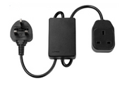 Lutron RadioRA 3 plug-in table lamp dimmer, black, RR3K-P20-240G-BL.