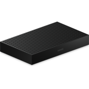 Sonos Amp Multi eight channel four zone rack amplifier in black, front angle