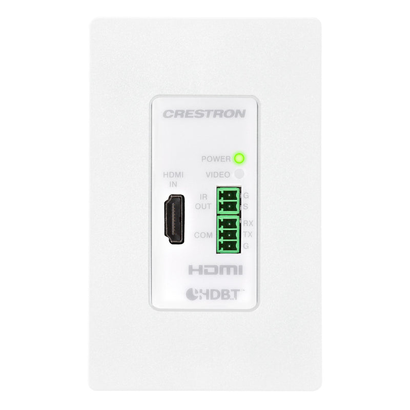 Crestron DM-TX-4KZ-100-C-1G DigitalMedia 8G+ 4K60 HDR Wall Plate Transmitter
