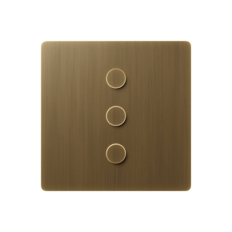 Lutron Alisse Lighting & Shading Wall Keypads (1-Column, 3-Button)