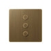 Lutron Alisse Lighting & Shading Wall Keypads (1-Column, 3-Button)