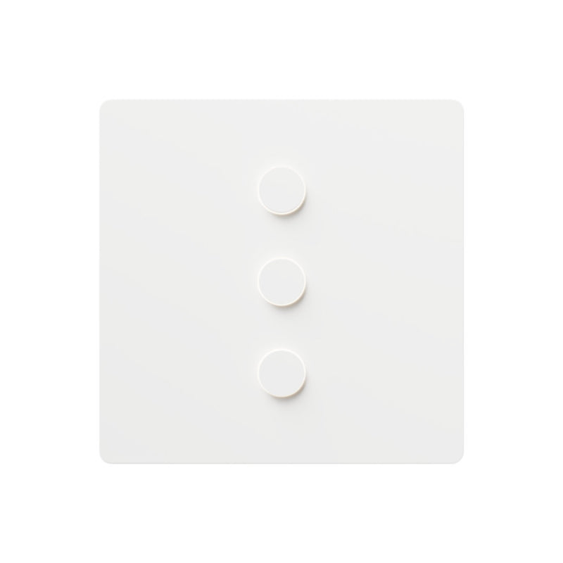 Lutron Alisse Lighting & Shading Wall Keypads (1-Column, 3-Button)