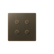 Lutron Alisse Lighting & Shading Wall Keypads (2-Column, 2-Button)