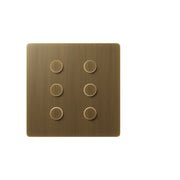 Lutron Alisse Lighting & Shading Wall Keypads (2-Column, 3-Button)