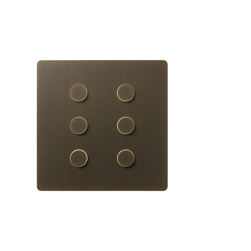 Lutron Alisse Lighting & Shading Wall Keypads (2-Column, 3-Button)