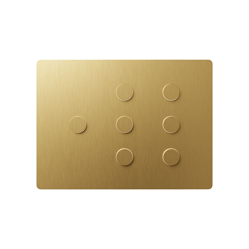 Lutron Alisse Lighting & Shading Wall Keypads (3-Column, 1-Button/3-Button)