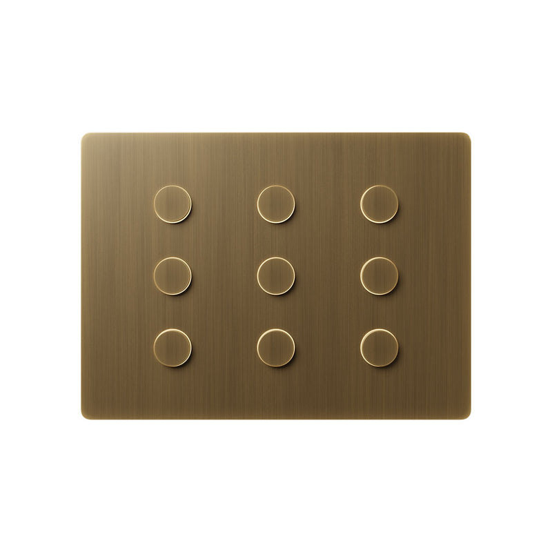 Lutron Alisse Lighting & Shading Wall Keypads (3-Column, 3-Button)