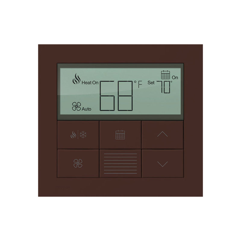 Lutron Palladiom Thermostat, wall-mounted, part of the HomeWorks QS system by Lutron, with minimalist design and premium...