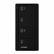 Lutron RA2 Select 4-Button Pico Wireless Keypad - 2-Group Lights - Black