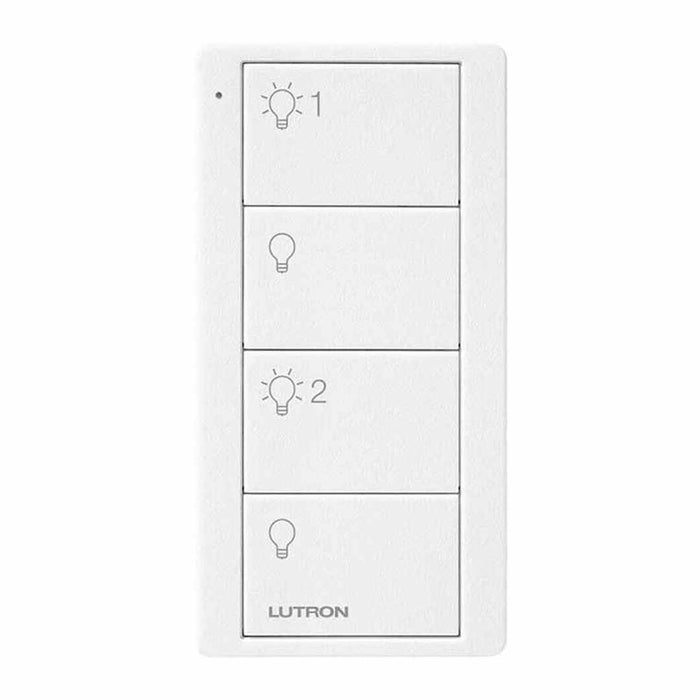 Lutron RA2 Select 4-Button Pico Wireless Keypad - 2-Group Lights - White