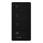 Lutron RA2 Select 4-Button Pico Wireless Keypad - 2-Group Light & Blinds - Black