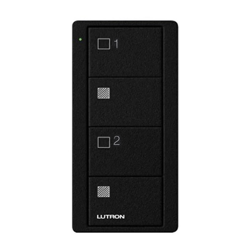 Lutron RA2 Select 4-Button Pico Wireless Keypad - 2-Group Shades - Black